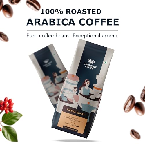 Image of THIRD WAVE COFFEE | Vienna Roast | 100% Arabica | Dark Roast | Moka Pot | Fine Grind | 500 grams (250 * 2) | Pouch
