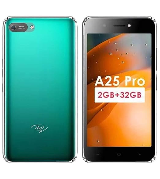 Image of COVERBLACK Soft Rubber Silicon Clear Back Cover Compatible Model for itel A25 Pro - Transparent