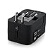 Travel Adapter, JOOMFEEN Worldwide All in One Universal Power Wall Charger AC Power Plug Adapter with Dual USB Charging Ports for USA EU UK AUS Cell Phone Laptop (Black)