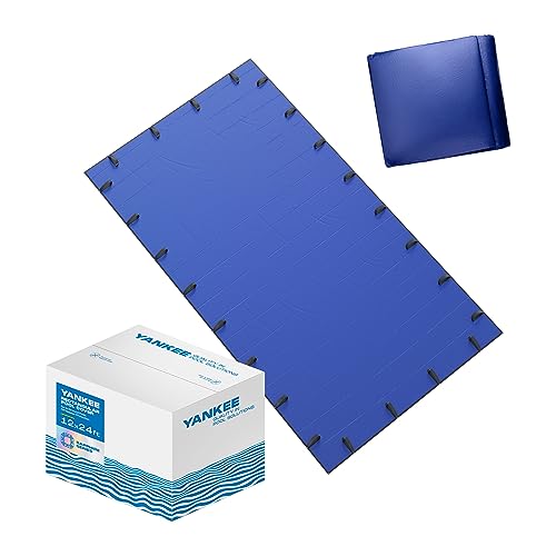 Yankee Pool Cover for 12x24 ft Rectangular Pool: Extra Thick & Durable | Sapphire Series of Premium Cold- and UV-Resistant In-Ground Pool Protection