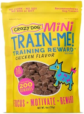 Crazy Dog Train-Me! Training Reward Mini Dog Treats