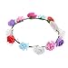 Frcolor Blumen Stirnband LED Haarkranz Damen Haarschmuck für Festival Hochzeit Urlaub Party Dekor (bunt)