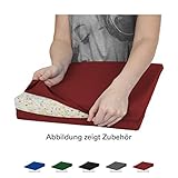  Sport-Tec Bezug aus Baumwolle für Sitzkissen Orthopädisch Sitzkeil Keilkissen, 38x38 cm
