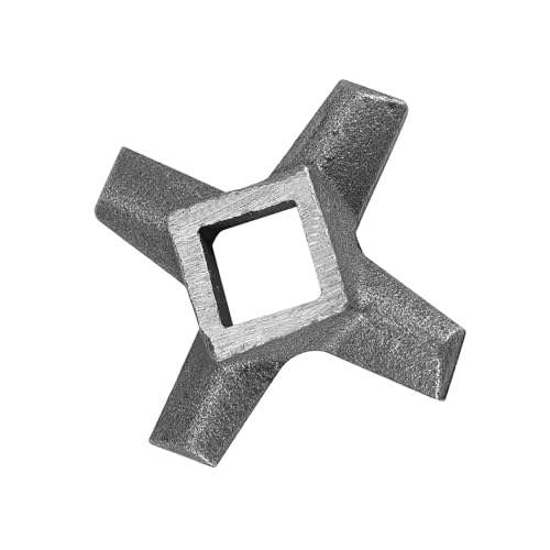 Jiawu Parte de Cortador de Alimentos de Cocina de Acero Afilado con 5 Cuchillas, Ideal para la Producción de Salchichas en el Hogar, Reemplazo para Molinillos de Alimentos (Tipo 5 (8.3 x 8.3 x 3.5in))