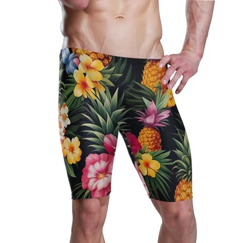 UMIRIKO Pineapple Flower Mens Swim Jammers Swimsuit XL B0401079