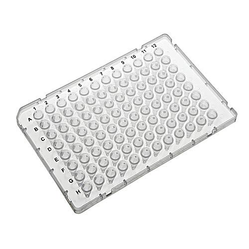 Labcon 1141N68CS, 3961-520-000-9 PurePlus 96 Well PCR Plate with Half Skirt for ABI Fast Thermocycler, 0.1mL Capacity, Pack of 100