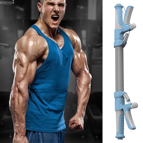 Appareil de musculation des bras 2 en 1 avec résistance réglable pour force de préhension - 3