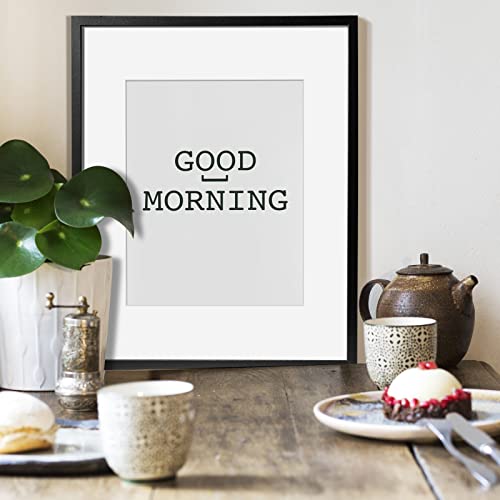 Twing 16 X 20 Picture Frame Set Of 6, Classic Picture Frames Display Pictures 11X14 With Mat Or 16X20 Without Mat, Wall Mounting Home Decor Collage Photo Frames Poster Frame Black Composite Wood #TOP5