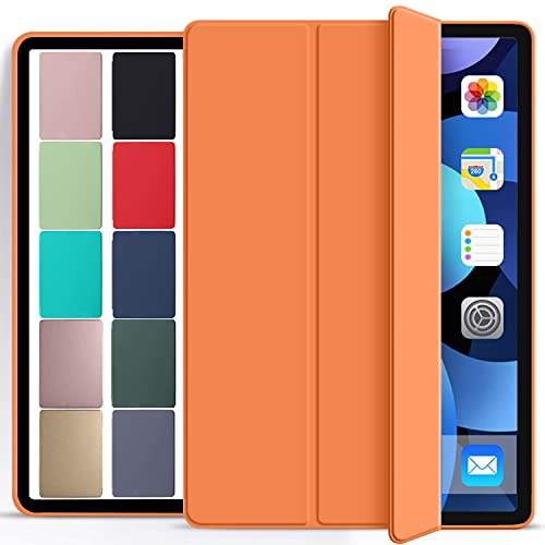 Image of DuraSafe Cases for iPad 2 3 4 Gen [iPad 4th iPad 3rd iPad 2nd Old Model ] 9.7 Inch A1458 A1416 A1395 MD522HN /A MD525HN /A MD516HN /A Protective Durable Supportive Dual Angle Stand Cover - Orange