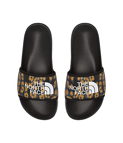 The North Face Women's Base Camp Slide Iii, Arrowwood Yellow Leopard Print/Tnf Black, 8 #TOP3