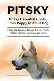 Pitsky.Hardcover. Pitsky Essential Guide, From Puppy to Adult Dog. Pitsky Dog Book for Raising, Training, Costs, Health, Feeding, Grooming, and more: Hardcover