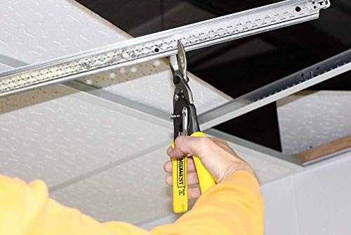 Midwest Aviation Snip - Straight Cut Regular Tin Cutting Shears With Forged Blade & Kush'n-Power Comfort Grips - Mwt-6716S #TOP2