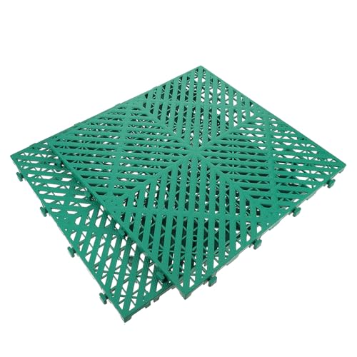 Dalles de sol modulaires plastique vert pour éliminer l'humidité