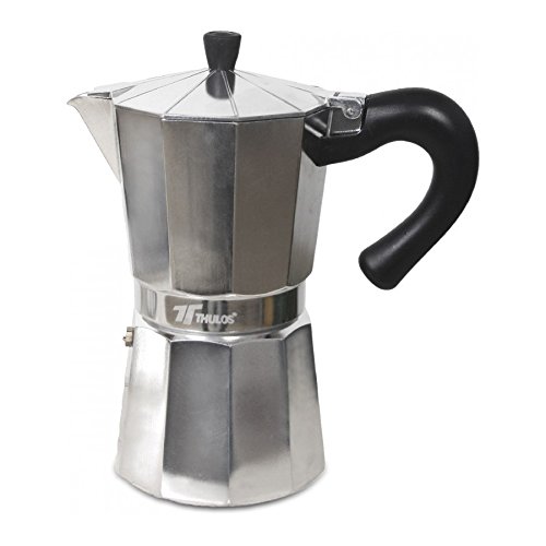 Cafetera clasica italiana 3 tazas cafetera de aluminio resistente y duradero