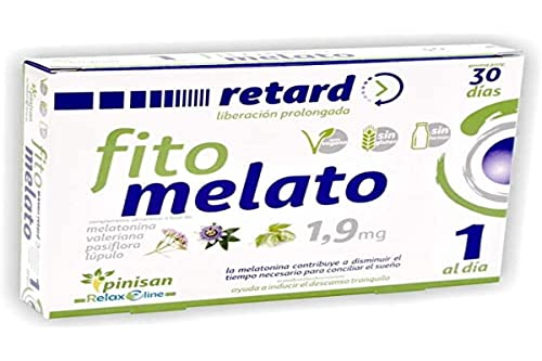 Pinisan Fitomelato Retard, Relaxline, 30 C.ps. Jardinbio (8435001001756)