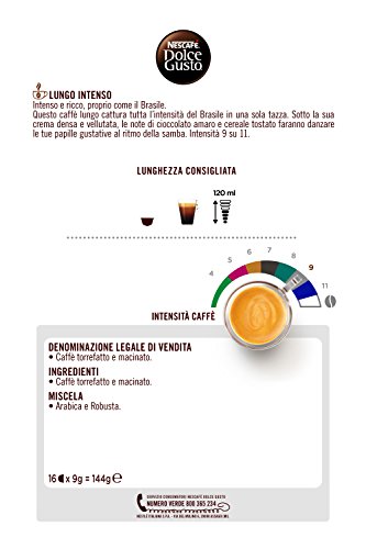 NESCAFÉ Dolce Gusto Lungo Intenso 16 Capsules 144 g
