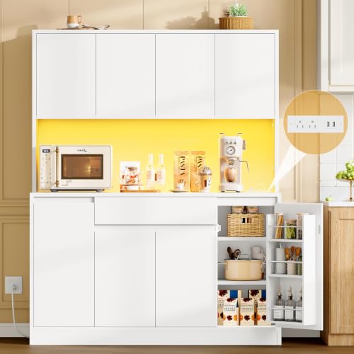 Compact Charging Pantry Cabinet