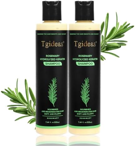 Tgideas Rosemary Biotin Volumizing Shampoo for Thinning Hair, 2Pack