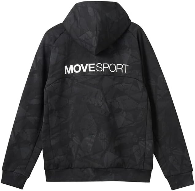 DESCENTE フード付きジャケット グレー/ブラック デサント ジャージ メンズ 上下 DESCENTE S.F.TECH フルジップ