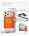 Spigen for iPhone 17 Pro Max Case, Classic C1 MagFit [TPU Covered Camera Control] [Compatible with MagSafe] - Tangerine