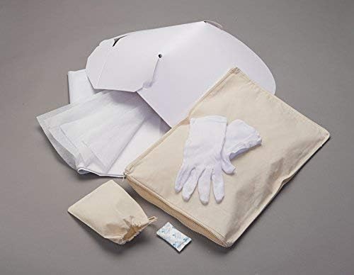 Foster-Stephens Wedding Dress Preservation Kit | Acid-Free and Archival Storage | Family Heirloom and Wedding Gown Keepsake Preservation Box | Large