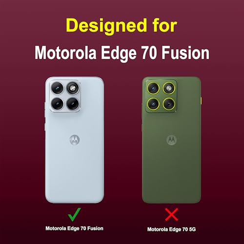 Image of Zapcase Back Case Cover for Motorola Edge 70 Fusion | Compatible for Motorola Edge 70 Fusion Back Cover | Liquid Silicon Magic Case with Camera Protection | Plum