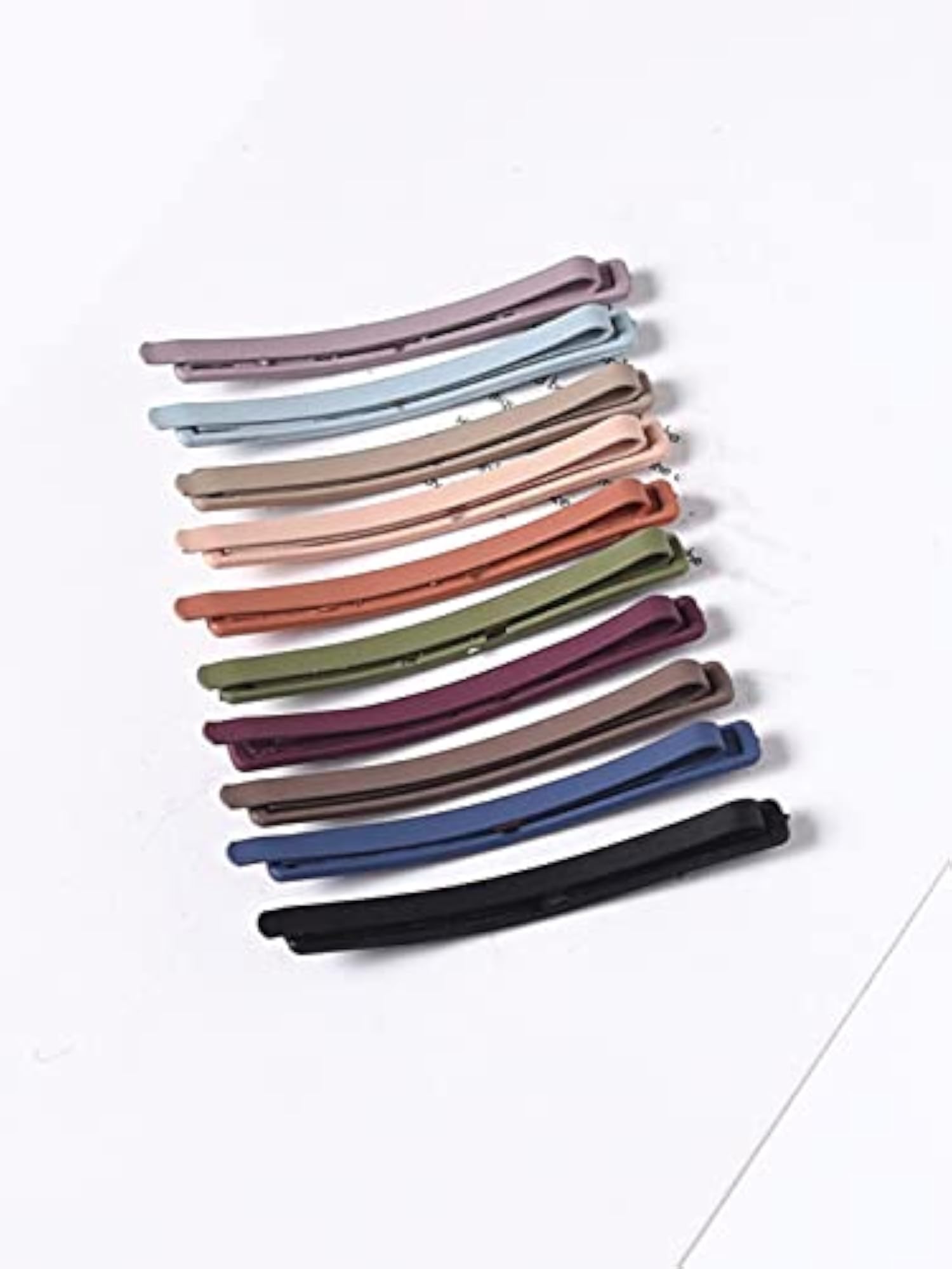 10 Pcs Matte Finish Hair Clips for Accessories