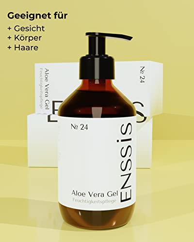 ENSSIS BIO Aloe Vera Gel 250 ml vegan I 100% Natürlich & Rein I intensive Feuchtigkeitspflege für Gesicht, Körper… - Image 4