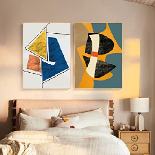 Affiche art abstrait nordique 30x40cm poster salon contemporain