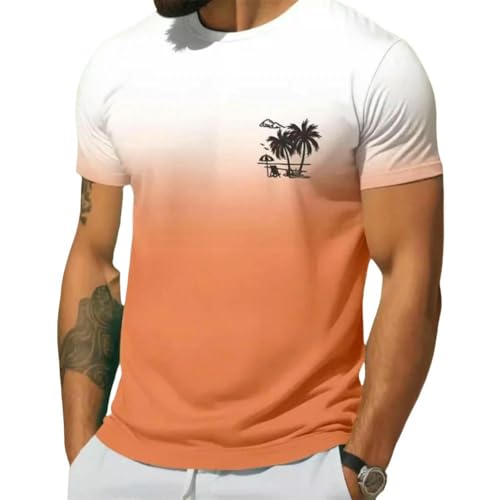 T-shirt à manches courtes fonctionnant pour hommes style de rue d'été frais