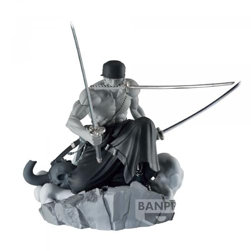 Banpresto Figura de Acción Roronoa Zoro One Piece – Dioramatic 15cm BP19397 Multicolor
