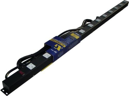 48" 12 Outlet Metal Power Strip, 41215