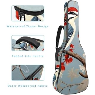 JRHEJTFZ Housse pour guitare acoustique de 1,9 cm d’épaisseur – Imperméable – Durable et élégant – Motif dessin animé – Pivert mignon, Multicolore., 42.9×16.9×4.7 in, Motif imprimé tendance - Les Beatles, Paul McCartney, John Lennon, RIngo Starr, George Harrison JRHEJTFZ Housse pour guitare acoustique de 1,9 cm d'épaisseur - Imperméable - Durable et élégant - Motif dessin animé - Pivert mignon, Multicolore., 42.9x16.9x4.7 in, Motif imprimé tendance – Image 4