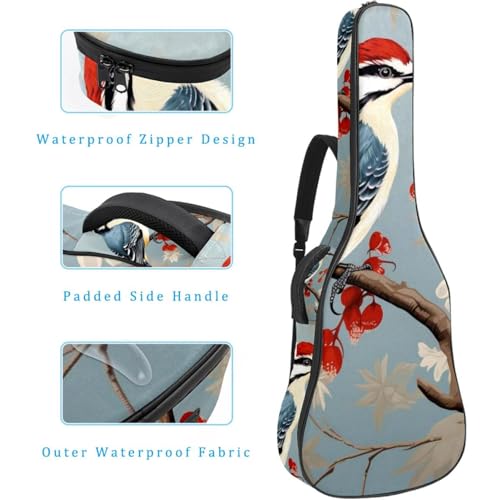 JRHEJTFZ Housse pour guitare acoustique de 1,9 cm d’épaisseur – Imperméable – Durable et élégant – Motif dessin animé – Pivert mignon, Multicolore., 42.9×16.9×4.7 in, Motif imprimé tendance - Les Beatles, Paul McCartney, John Lennon, RIngo Starr, George Harrison JRHEJTFZ Housse pour guitare acoustique de 1,9 cm d'épaisseur - Imperméable - Durable et élégant - Motif dessin animé - Pivert mignon, Multicolore., 42.9x16.9x4.7 in, Motif imprimé tendance – Image 5