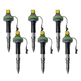 6-pcs Fuel Injectors 4955526 4964172 0986435912 DJCXYSM Compatible with Cummins QSK19 QSK38 Engine