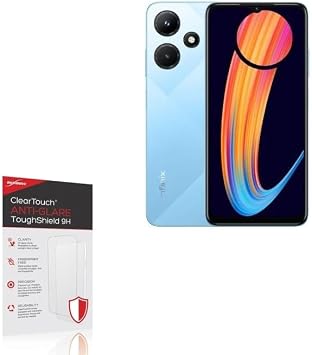 BoxWave Screen Protector Compatible with Infinix Hot 30i - ClearTouch Anti-Glare ToughShield 9H 2-Pack, Anti-Glare 9H Tough Flexible Film Screen Protector