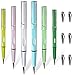 Produktbild 6 Stück Tintenlose Bleistifte Ewig, Ewiger Bleistift mit 6 Stück Ersatzspitzen, unendlicher Bleistift, tintenloser Stift, unbegrenzter Schreibstift für Schüler-Künstler-Zeichnung, Kindergeschenk
