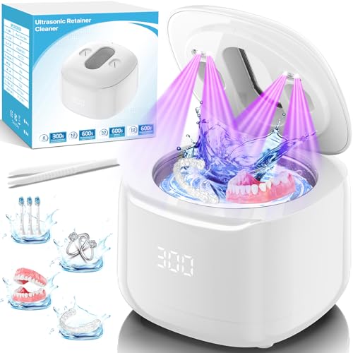 49kHz Ultrasonic Retainer Cleaner with Digital Timer
