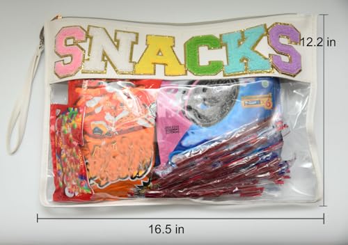 Preppy Stuff for Teen Girls Preppy Things Makeup Bag, Clear Snacks Bags with Wrist Strap3