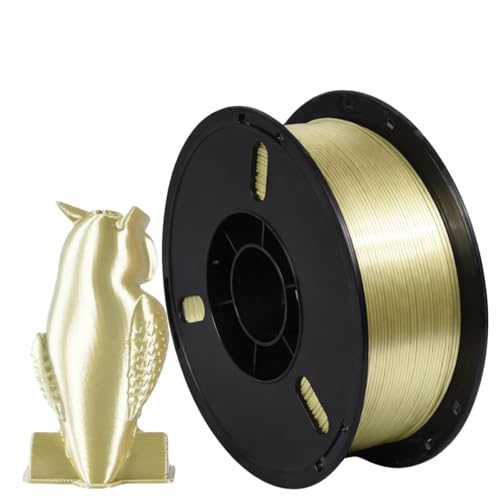 Image of FiLAMONT PLA Silk Filament 1.75mm, 3D Printer Filament, Shiny Silk 1.75 PLA Filament, 1kg(2.2Lbs) /Spool (Silk Bronze)