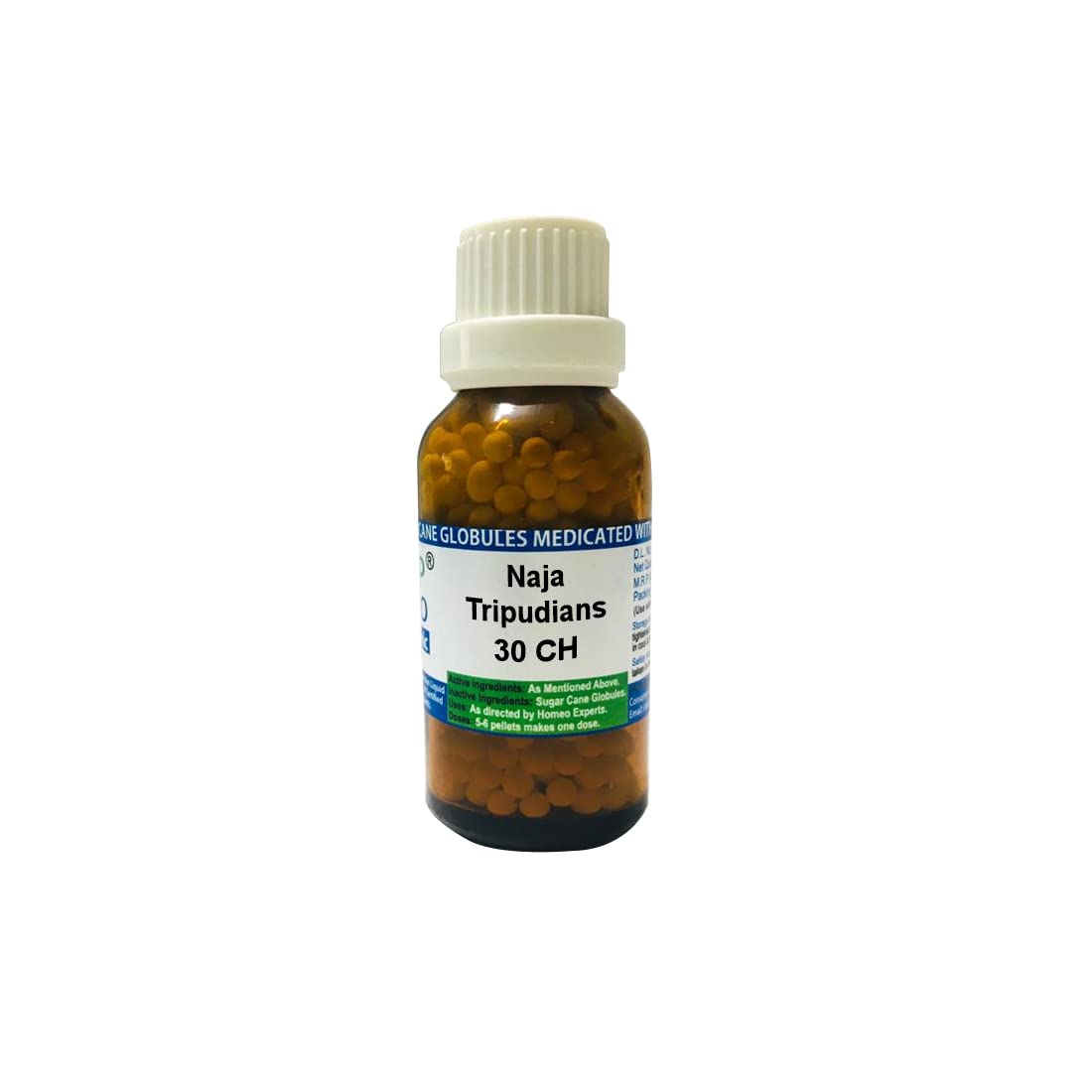 Shophomeo® Naja Tripudians 30CH || Homeopathic Diluted Globules 30 Grams