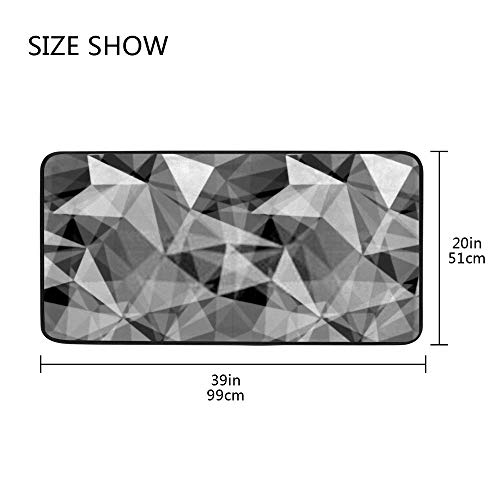 Tapis de cuisine confortable et antidérapant 39x20 imperméable couleur 2