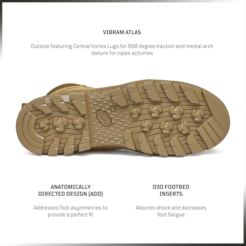 GARMONT TACTICAL T8 Defense Military Combat Boots for Men and Women, Army, Air Force, AR670-1 Compliant Footwear, Suede Leather3