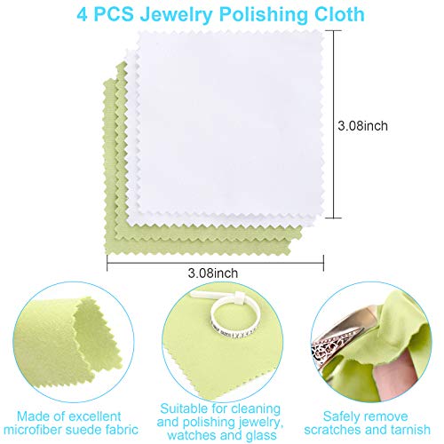 Ring Sizer Measuring Tool, Aluminum Ring Mandrel, 27 Pcs Premium Metal Ring Measurement Tool, Mens Womens Finger Gauge, 4 Sizes Ring Stick, 4 Pcs Polishing Cloth, Us Ring Sizing Kit, By Uubaar #TOP4