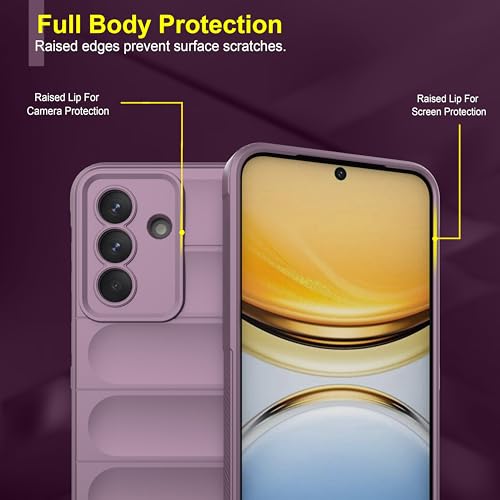 Image of Zapcase Back Case Cover for Samsung Galaxy A37 5G | Compatible for Samsung Galaxy A37 5G Back Cover | Liquid Silicon Magic Case with Camera Protection | Lavender