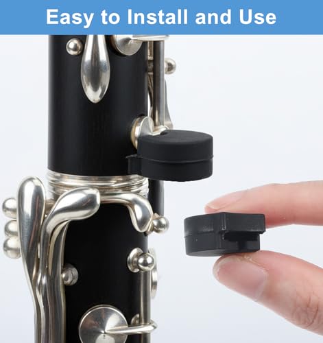 image for ValueBargain 5Pcs Clarinet Thumb Rest Cushion, Soft Silicone Thumb Pro