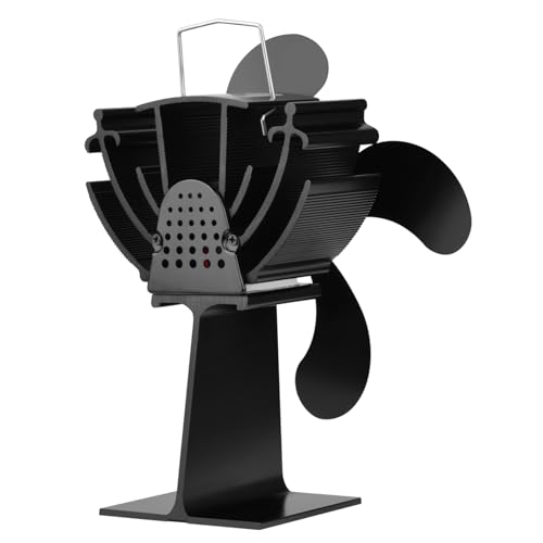 Ventilateur de poêle silencieux 4 pales pour diffuser la chaleur - 8