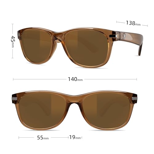 Image of Bnus italy made classic sunglasses corning real glass lens w. polarized option