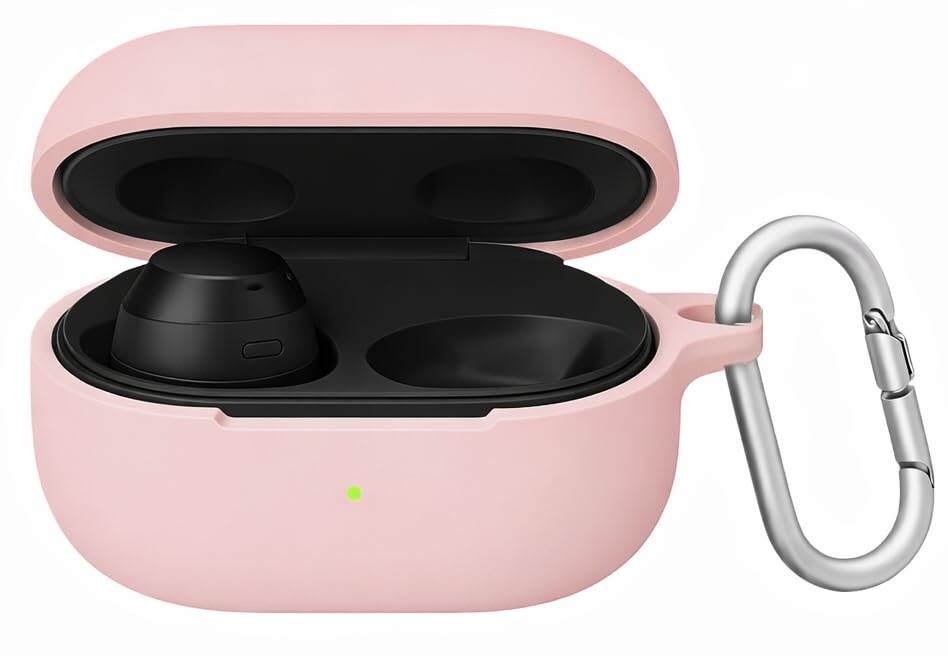 Image of Silicone Case Cover Compatible with Samsung Galaxy Buds Core (2025) (Baby Pink)