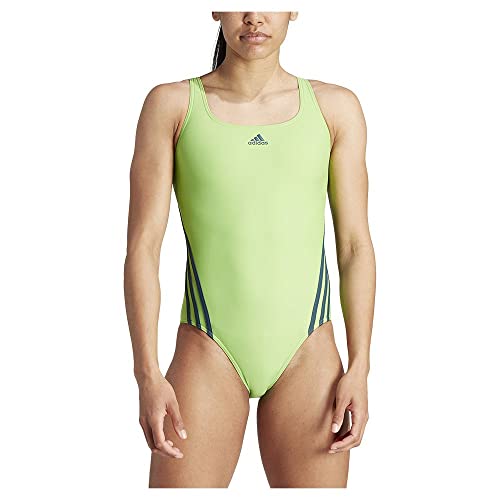 ADIDAS HY4281 3S Swimsuit Swimsuit Mujer Lucid Lime/Arctic Night Tamaño 38